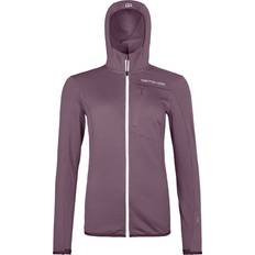 Lila - Trainingsbekleidung Pullover Ortovox Damen Fleece Light Grid Hoodie Jacke lila