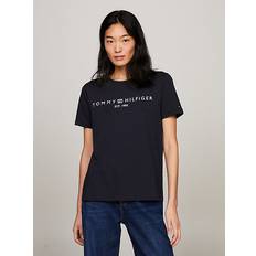 Tommy Hilfiger Women T-shirts Tommy Hilfiger Signature Crew Neck Logo T-Shirt DESERT SKY