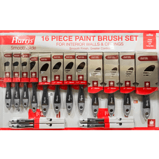 Harris Harris Smoothglide Quality 16 Paint Brush Set New Paintbrush Painting
