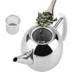 Stainless Steel Tea Strainers Herchr Tekanna infuser, avtagbar Tesil