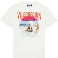 Vilebrequin T-shirts Vilebrequin Portisol Graphic Logo Tee - Off White