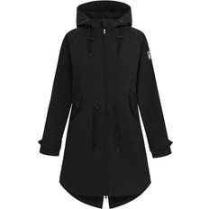 Derbe Women's Friese Island Softshelljakke sort