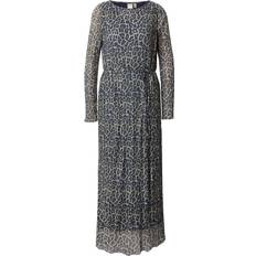 Y.A.S Long Sleeve Maxi Dress - Leopard Print/Multi