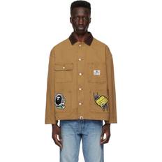 Bape Outerwear Bape Beige Patch Jacket BEIGE