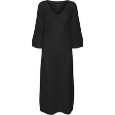 Kläder Vero Moda Vmmadera Lång Klänning Black