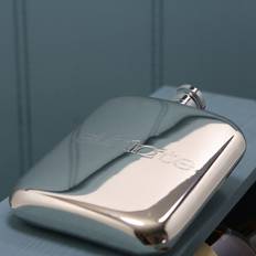 English Pewter Company Irish Slainte Stamped Pewter 6oz Hip Flask
