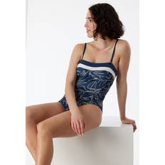 Schiesser Vrouw Badkleding Schiesser Badpak Met Variabele Bandjes Zachte Cups - Aqua Ocean