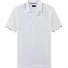 Linnen - Man Polo's Olymp Casual Regular Fit Polo Shirt - Wit