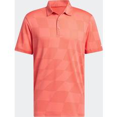 Orange - Sportswear Garment Polo Shirts Adidas Ultimate365 Textured Halbarm Polo rot