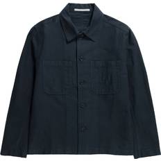 Norse Projects Tyge Cotton Linen Overshirt Dark Navy