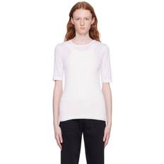 Cashmere T-shirts Toteme Off-White Thin T-Shirt Off-White