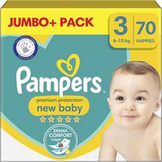 Premium Protection New Baby Jumbo Pack Size 3 6-10kg 70pcs