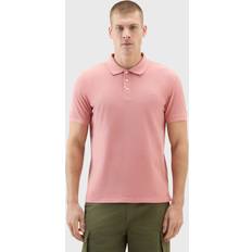 Bomuld Polo Shirt Med Knapper - Lyserød