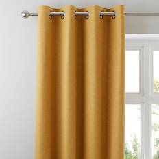 Curtains & Accessories Dunelm Jennings Ochre Thermal