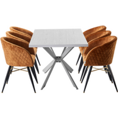 Gold Dining Sets Life Interiors Vittorio Duke LUX Dining Set