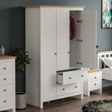 Furniture Vida Designs Arlington 3 Door 2 Wardrobe