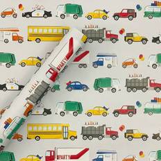 Multicolored Gift Wrapping Papers Spritz Vehicles Gift Wrapping Paper