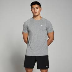 Chrome - Men T-shirts MP Men's Performance Short Sleeve T-Shirt Chrome Marl Grey