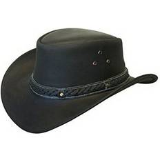 XXL Hats Blundstone Infinity Leather Unisex Cowboy Outback Real Aussie Bush Hat Black