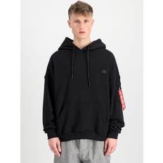 Alpha Industries Tøj Alpha Industries Essentials Sweatshirt - Rød/Sort/Hvid