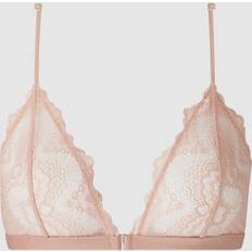 Understatement Lace Racerback Triangle Bralette Nude