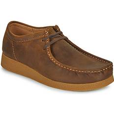 36 ½ - Herr Mockasiner Clarks Originals Wallabee Evo Waxy läderskor för män, Bivax