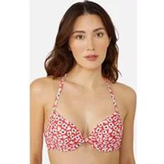 Rosso Top bikini Debenhams Women's Womens/Ladies Ditsy Print Underwired Bikini Top Red