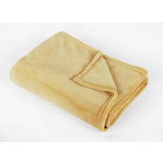 Argos Super Soft Fleece Blankets Yellow