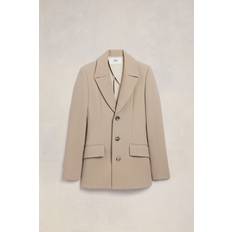 Ami Paris Blazers Ami Paris Three Buttons Jacket Neutrals for Women