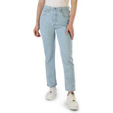 Levi's 501 Crop damjeans, 501 Crop Z2302 blått mönster, 28L