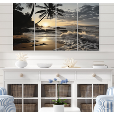 Design Art "Beach Photo Tropical Escape IV" Nautical & Beach Room Set Wall Decor