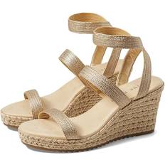 Natural Espadrilles Anne Klein Willa Espadrille Wedge Raffia Sandal