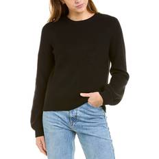 White + Warren Crewneck Silk-Blend Sweater