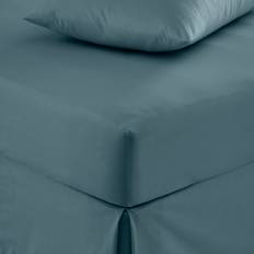 Dunelm Pure Bed Sheet Blue (200x150cm)