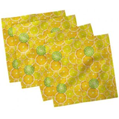 Yellow Cloth Napkins Ambesonne Citrus Slices Set Cloth Napkin Yellow