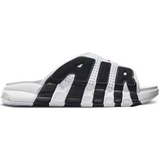 Nike Laced Slides Nike Wmns Air More Uptempo Slide 'White Black Red' White Women's