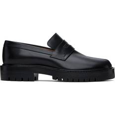 Maison Margiela Men Low Shoes Maison Margiela Black Tabi Loafers