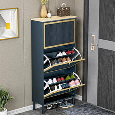 Blue Hallway Furniture & Accessories Bed Bath & Beyond Cabinet with 3 Shoe Rack