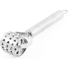 Silver Meat Hammers Unique Bargains Beef Cookie Rolled Tenderizer Meat Hammer