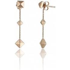 Chimento Armillas Pyramis 18ct Rose Gold Studs Drop Earrings