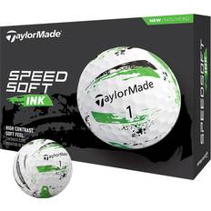 TaylorMade SpeedSoft Ink Golf Balls White/Green Pre Order
