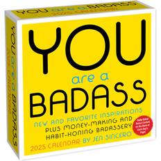 Office Supplies Andrews McMeel Publishing You Are a Badass 2025 Desk Calendar