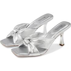 Michael Kors Heeled Sandals Michael Kors MICHAEL Michael Kors Elena Heeled Sandal Silver Women's Sandals Silver