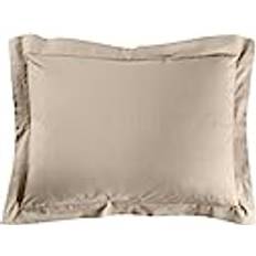 Coton Taies d'oreiller Rectangle 50x70 cm - 100% Coton - Sable Taie d'oreiller