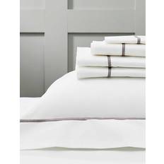 The White Company Savoy Emperor Bed Sheet White