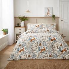 Dunelm Woodland Tale Duvet Cover Multicolour (200x135cm)