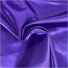 Satin Fabrics Hobbycraft Visage Silky Satin Fabrics Purple