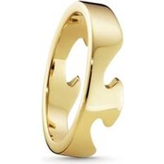 Georg Jensen Fusion 18ct Yellow Gold End Ring