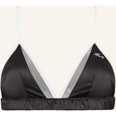 Satin BH'er Karl Lagerfeld BH - Sort/Hvid