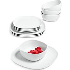 The Cellar Whiteware Square Dinner Set 12